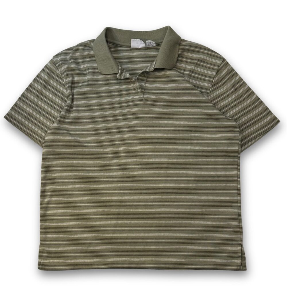 Vintage Striped Polo Shirt | Unisex's Large | Bobbie Brooks